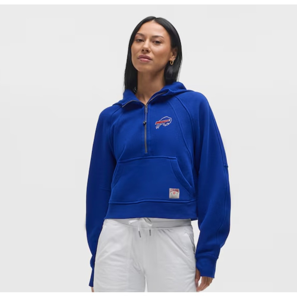 lululemon scuba oversized half zip hoodie NFL Buffalo Bills XL/XXL US